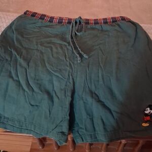 Mickey Mouse Teal Athletic Shorts
